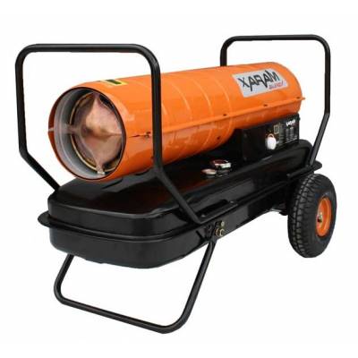 Nagrzewnica olejowa XARAM Energy TK-50000 moc: 51 kW;  klasa PREMIUM: termostat, wyświetlacz temp.+kodu błędu, regulacja pompy